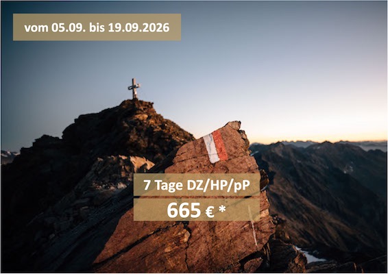 Angebot Gipfelwanderwochen